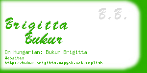 brigitta bukur business card